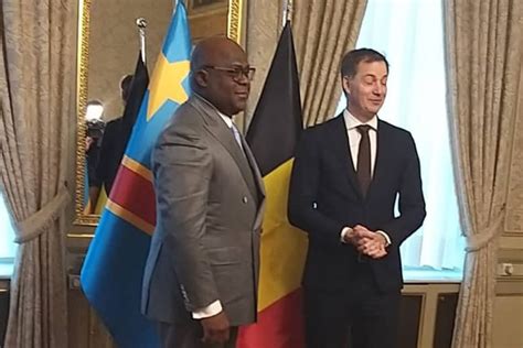 En Visite En Belgique Le Pr Sident F Lix Tshisekedi Hausse Le Ton Et