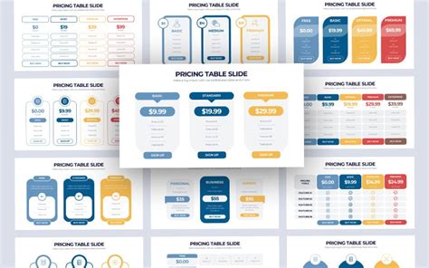 Business Pricing Table Infographic Powerpoint Template