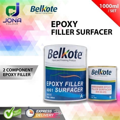 Jual Epoxy Filler Belkote Cat Dasar Komponen Kg L Set Shopee