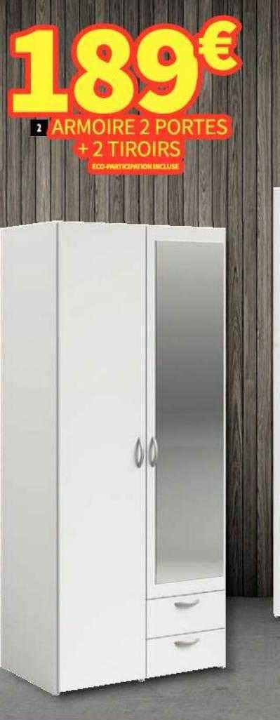 Promo Armoire Portes Tiroirs Chez Conforama Icatalogue Fr