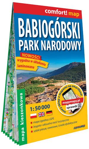 Babiog Rski Park Narodowy Mapa Turystyczna Opracowanie