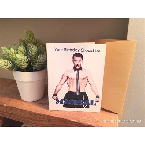 Magic Mike Birthday Card Funny Greeting Card Funny Cards Etsy