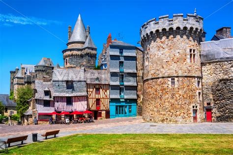 Vitre Old Town, Brittany, France - GlobePhotos - royalty free stock images