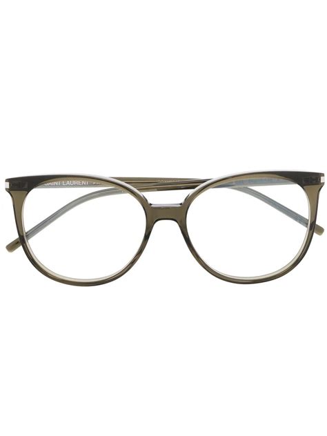 Saint Laurent Eyewear Round Frame Glasses Farfetch