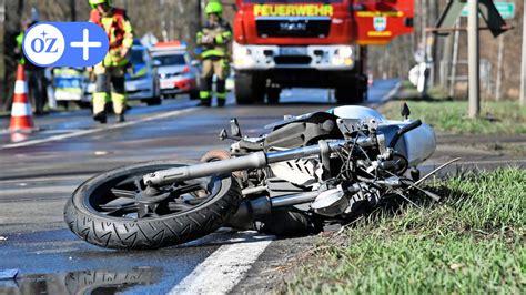 Motorradfahrer Stürzt Bei Stralsund Und Verletzt Sich Schwer