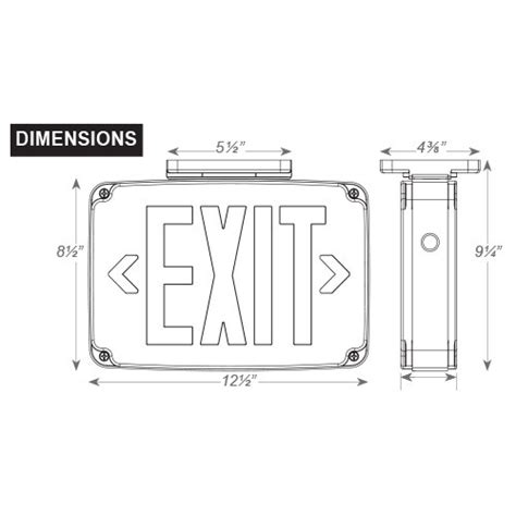 Emergency Exit Lighting - LED Exit Signs - LastStopLighting.com