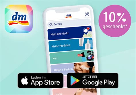 10 auf Alles bei dm über App mehrmals einlösbar MyTopDeals