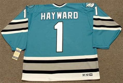 BRIAN HAYWARD San Jose Sharks 1992 CCM Vintage Throwback NHL Hockey