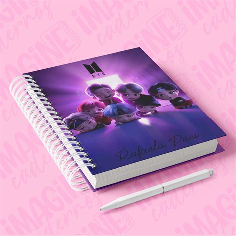 Caderno Personalizado Bts No Elo7 Imagine Papel 1aabe75