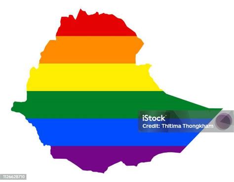 Lgbt Flag Map Vector Rainbow Map Of Country In Colors Of Lgbt Pride