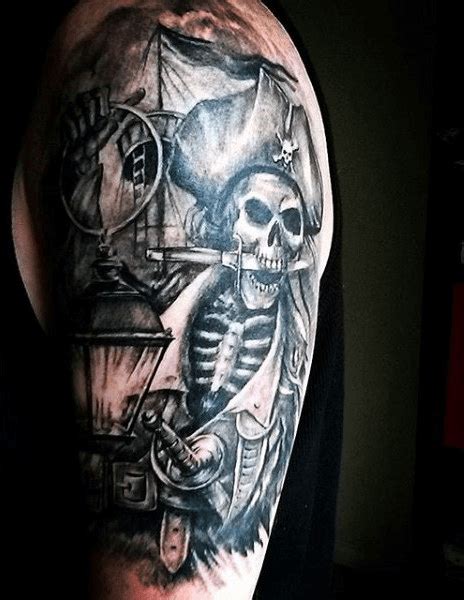 235 Remarkable Pirate Tattoos Ideas For Men And Women 2024