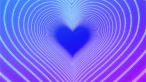 Neon Heart Tunnel💜purple Heart Background Neon Heart Animation Tunnel I Loop 3 Hours I Lovlet