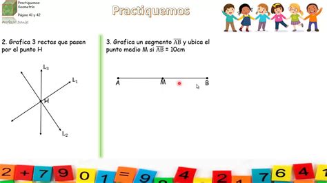 Elementos De La Geometría Practicando 1 5 Primaria Youtube