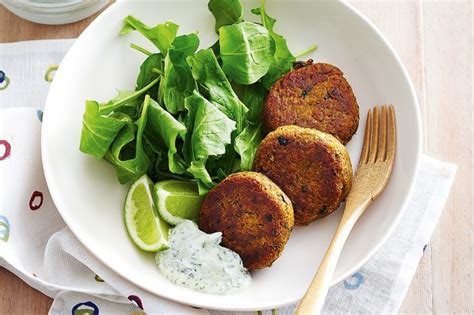 Curried Chickpea And Spinach Patties Recipe Taste Au