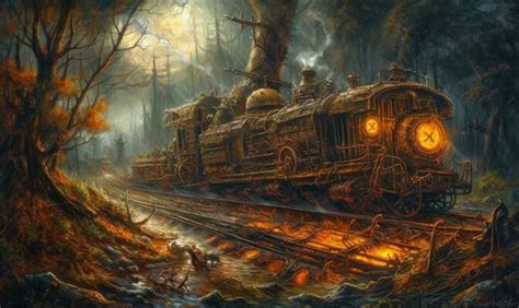 Steampunk Train Stock Photos, Images and Backgrounds for Free Download