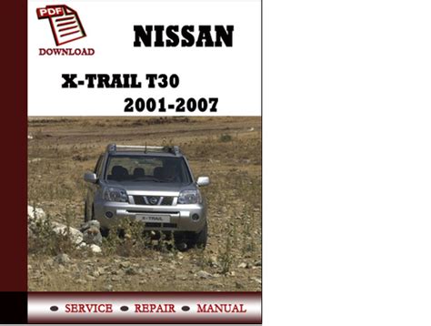 2005 Nissan X Trail Service Manual Pdf