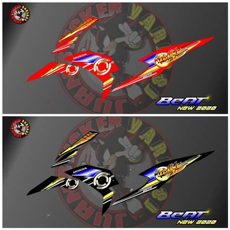 Jual Striping Sticker Beat New Deluxe Variasi Sticker Motor