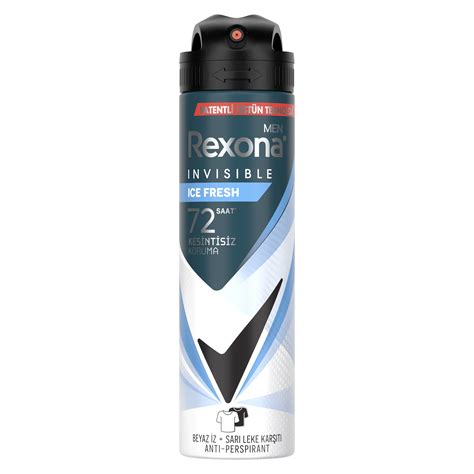 Rexona Men Invisible Ice Fresh Antiperspirant Erkek Sprey Deodorant