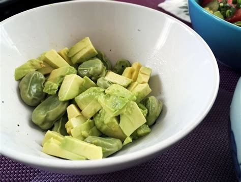 Salada De Abacate E Favas Iguaria Receita E Culin Ria