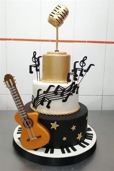 Music Instrument Cake Music Cakes Guitar Birthday Cakes Music