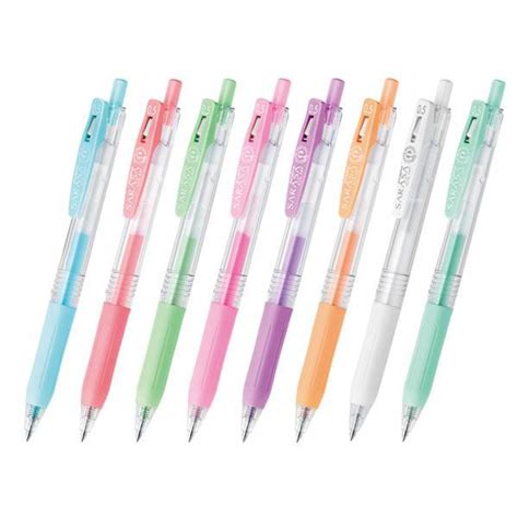 jual pena zebra sarasa milky colors mm shopee indonesia