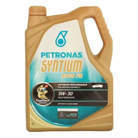 PETRONAS Syntium 3000 FR 5W 30 5W30 Fully Synthetic Car Engine Oil 5