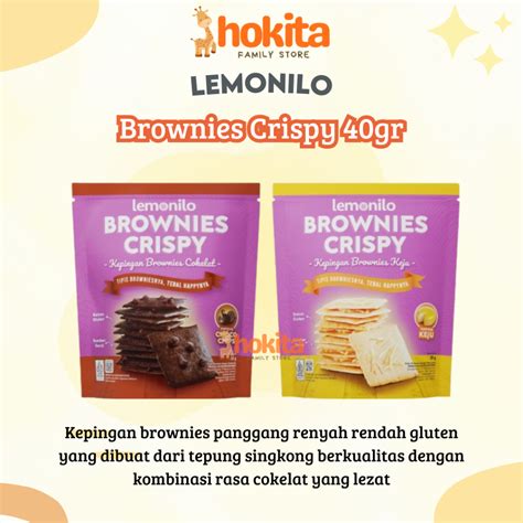 Jual Lemonilo Brownies Crispy 40gr Shopee Indonesia