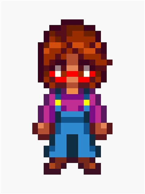 Stardew Valley Maru Full Body Version 2 Sticker By Augustine87