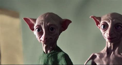 A singular creature mix between Dobby and Gollum, | Stable Diffusion