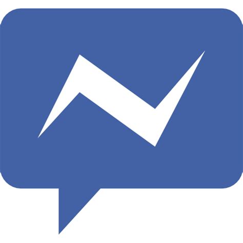 Icon Facebook Messenger At Getdrawings Free Download