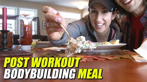 Post Workout Bodybuilding Meal Youtube