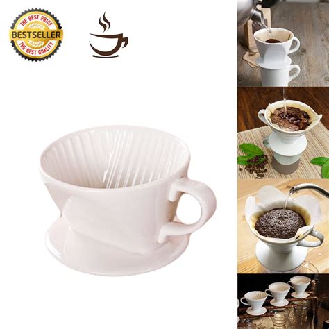 Ceramic Porcelain Drip Cone Coffee Filter Brewer with 3 holes- No. 2 Size | Walmart Canada