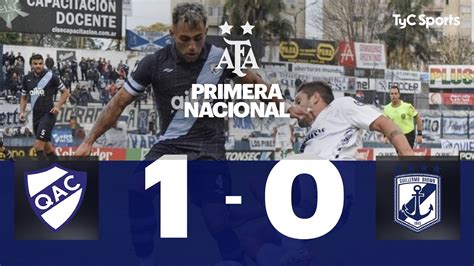 Quilmes Brown Pm Primera Nacional Fecha Youtube