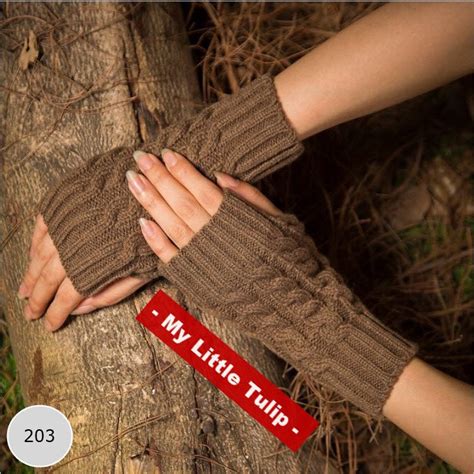 Jual Sarung Tangan Fingerless Pendek Sarung Tangan Wool Hand Warmer