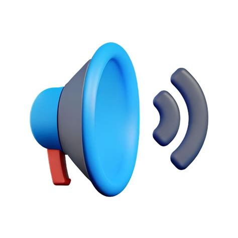 Premium Photo Megaphone D Render Icon Illustration