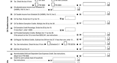 Ca Form 540nr ≡ Fill Out Printable Pdf Forms Online