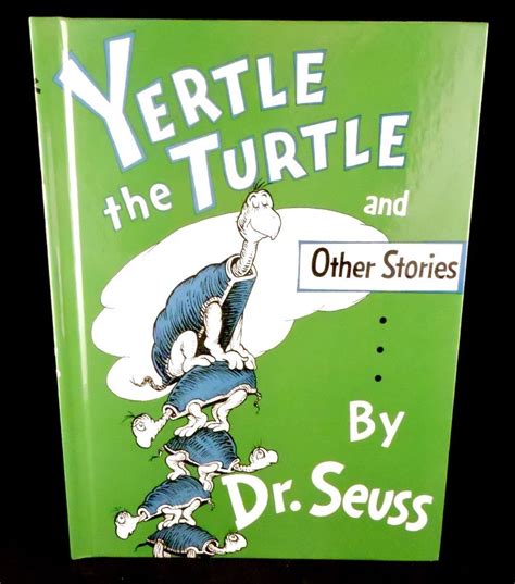 Vintage Dr Seuss Yertle The Turtle And Other Stories Grolier Book