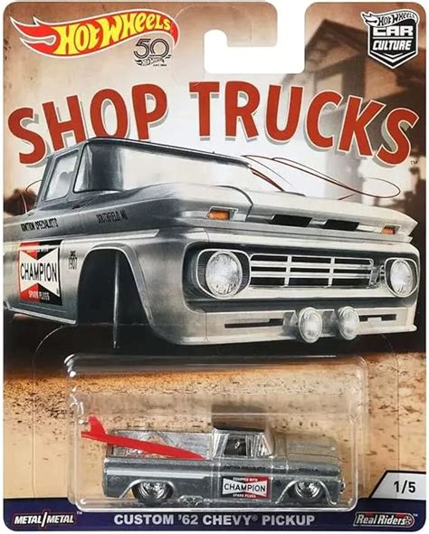 Amazon Hot Wheels Custom 62 Chevy Pickup Vehicle Toys Games