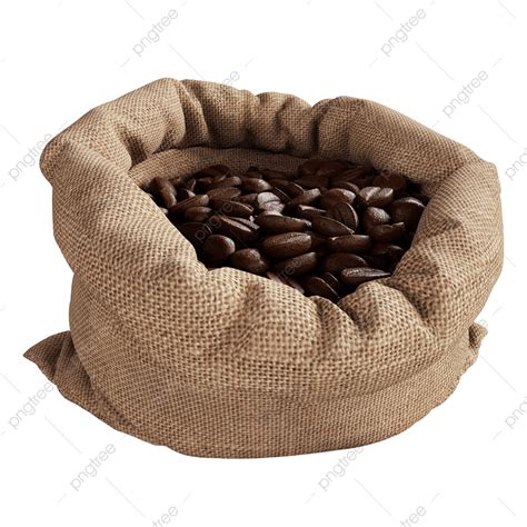 Coffee Beans D Coffee Beans D Bag Png Transparent Clipart Image