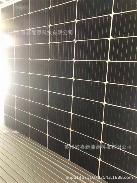 阿特斯光伏板单晶450w 455w双玻双面太阳能电池板组件a级原厂质保 阿里巴巴