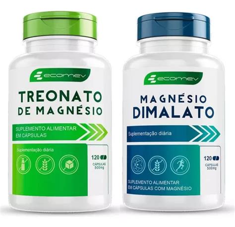 Mix Magnesio Dimalato Treonato Puro Concentrad 500mg 240cp