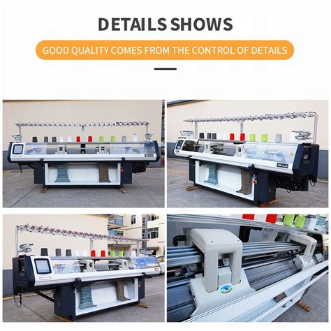 New Model Two Carriages Four System Computerized Flat Knitting
