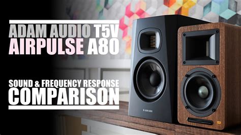 Airpulse A Vs Adam Audio T V Sound Frequency Response Comparison