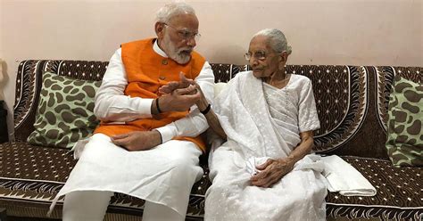 Prime Minister Narendra Modis Mother Dies At 99