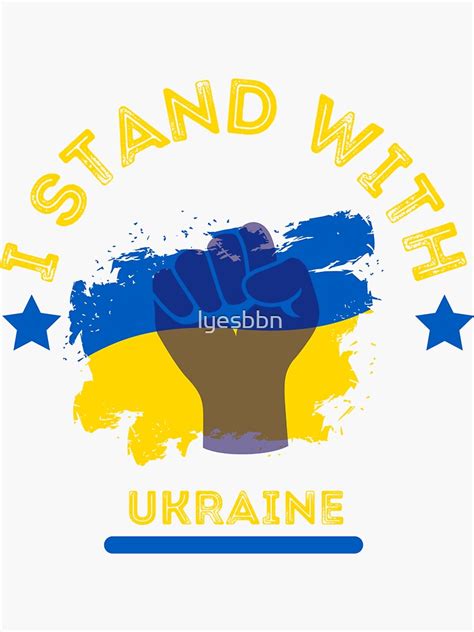 Fuck Putin Peace For Ukraine Flag Sticker By Lyesbbn Redbubble