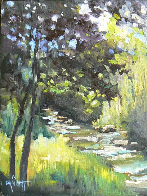 Landscape Artists International Plein Air Landscape 6x8 Oil Sold