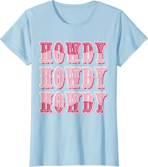 Retro Howdy Rodeo Western Country Southern Cowgirl T Shirt