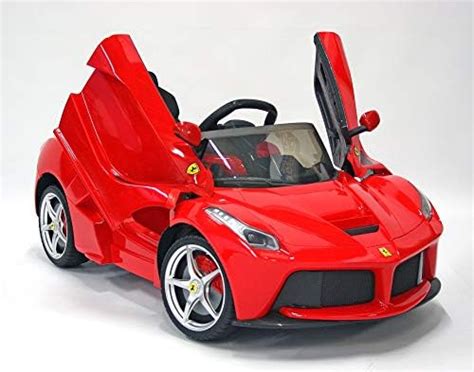 mavi Disiplin Garanti ferrari akülü araba 6 volt kademeli olarak