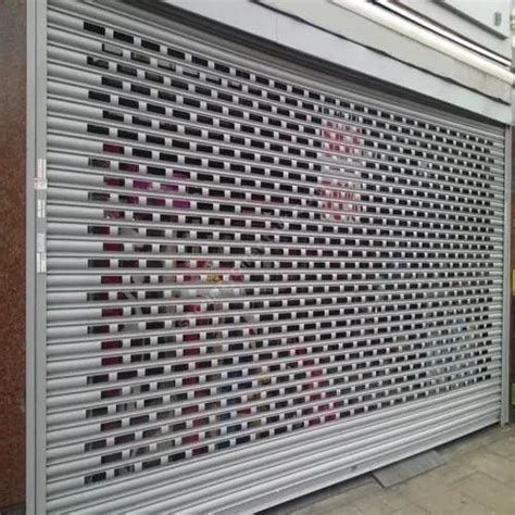 Mild Steel Perforated Rolling Shutter For Commercial At Rs 160 Square