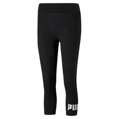 Legginsy Damskie Puma ESS 3 4 Logo Leggings Czarne 586828 01 Puma